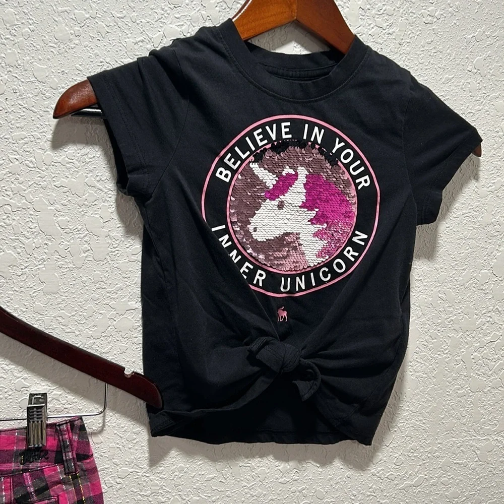 🌸Abercrombie kids & Justice beautiful unicorn 🦄 SET size 6 GUC